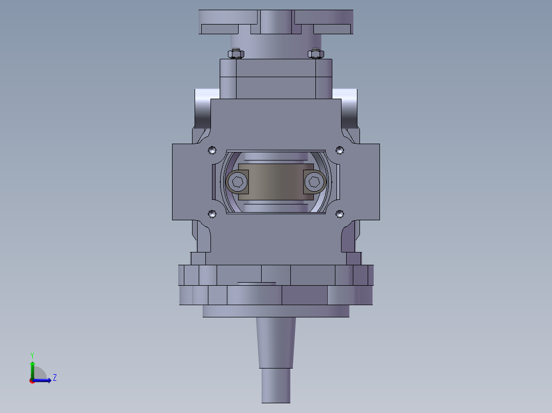 空气压缩机课程设计左视图