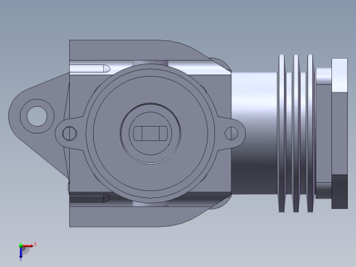 空气压缩机课程设计俯视缩略图