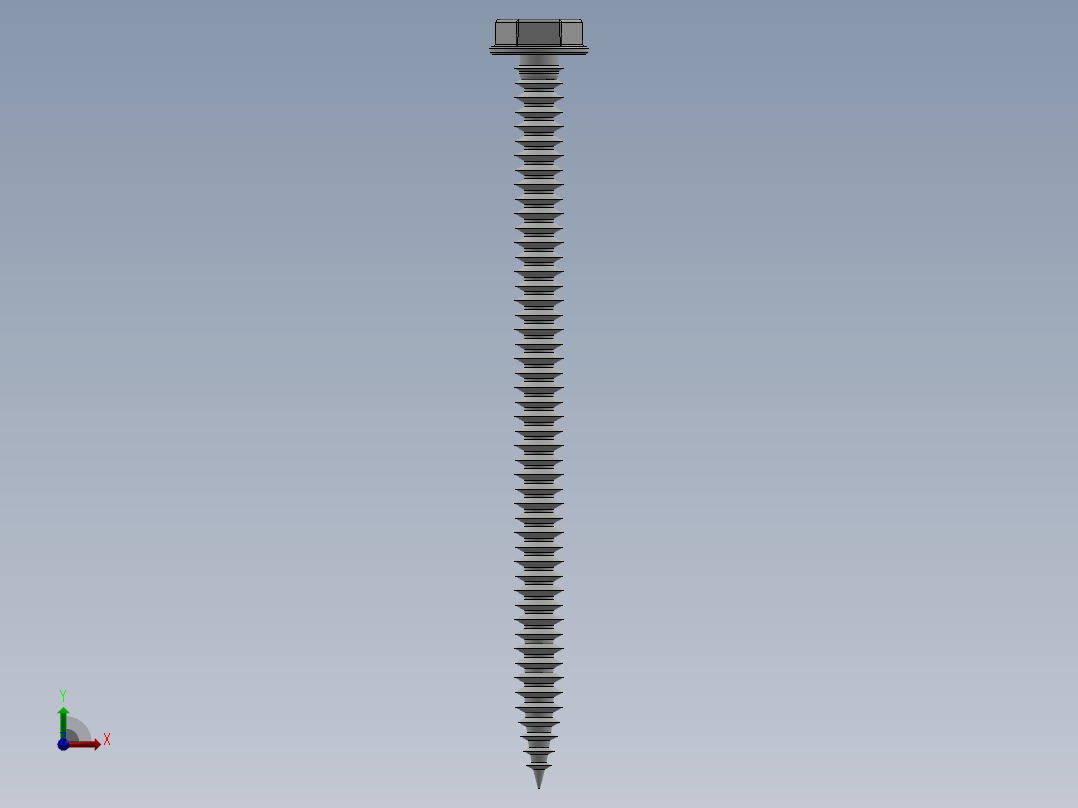 紧固件-Hex Head Screw-03前视图