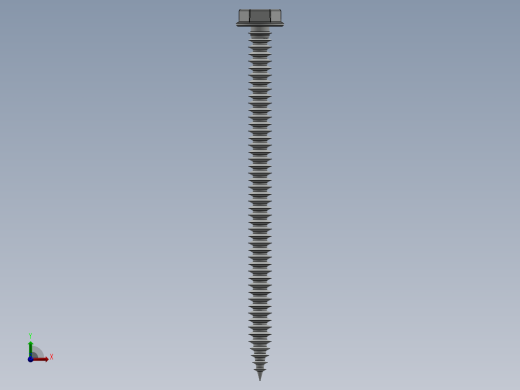 紧固件-Hex Head Screw-03前视缩略图