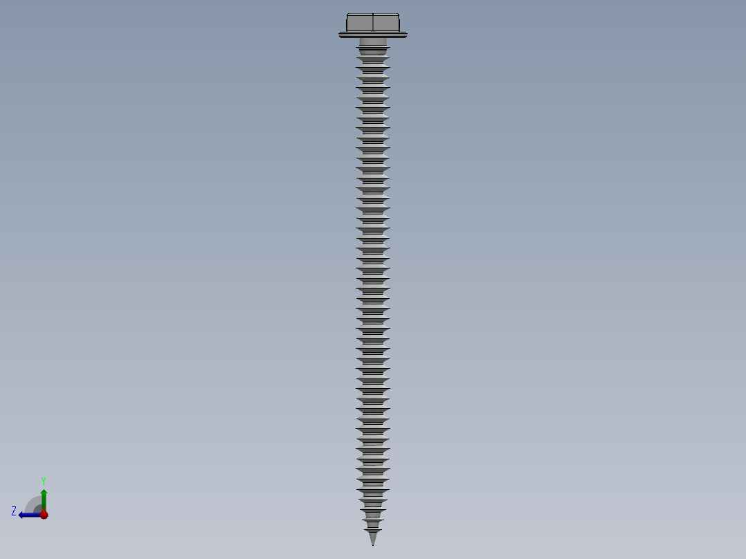 紧固件-Hex Head Screw-03右视图