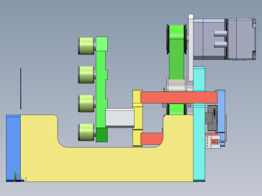 4.同步带对中机构左视缩略图