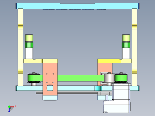 4.同步带对中机构俯视缩略图