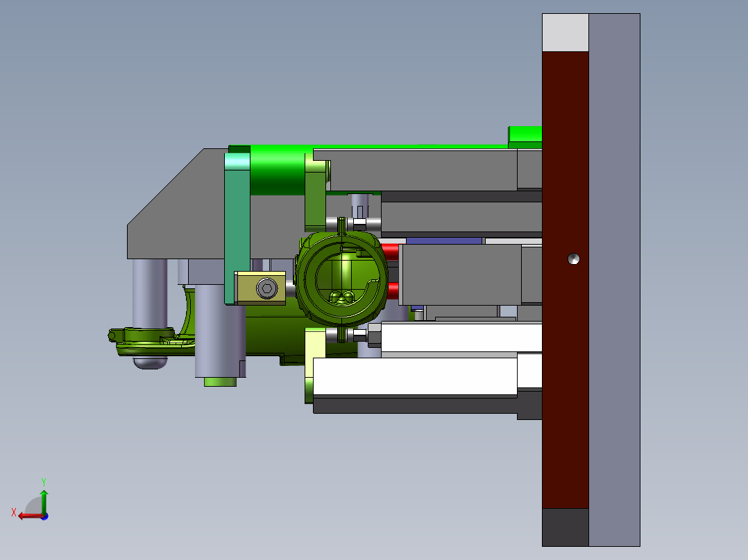 KUKA零件专用夹具后视图