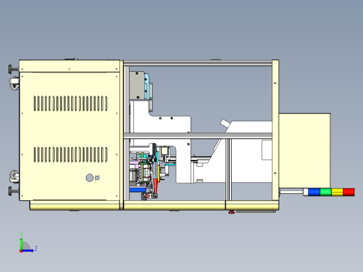 带传送带的托盘压机step左视缩略图