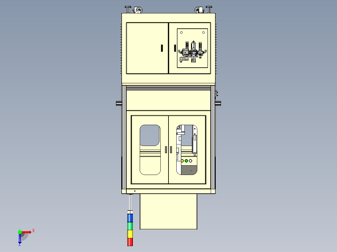 带传送带的托盘压机step俯视图