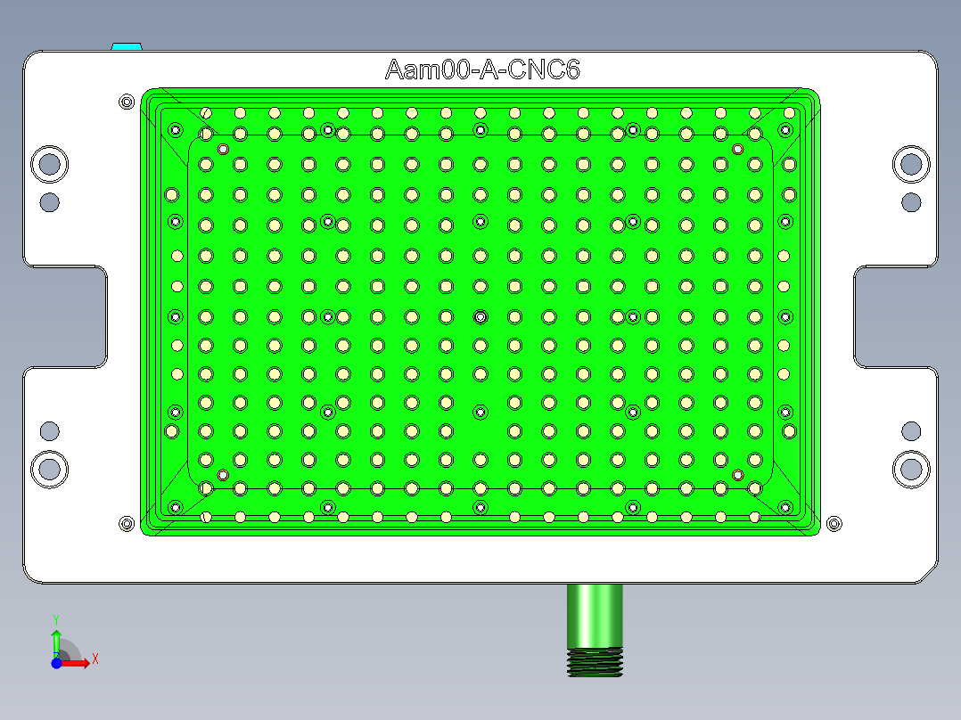 Aam00-A-笔记本CNC工装夹具三维模型CNC6-0911前视图
