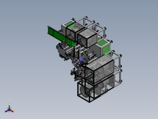 一种门把手自动装配机sw18可编辑正等轴测缩略图