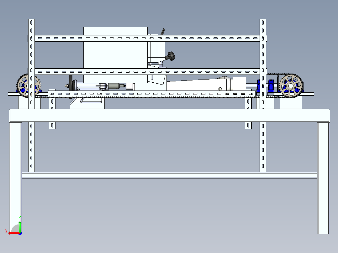 木材车削机creo5.0.zip后视图