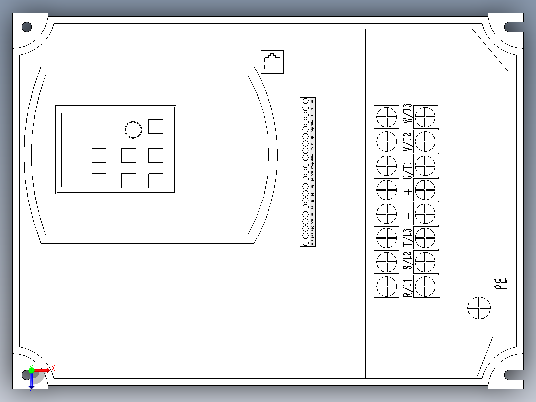 台安科技(无锡) N310-4030-H3俯视图