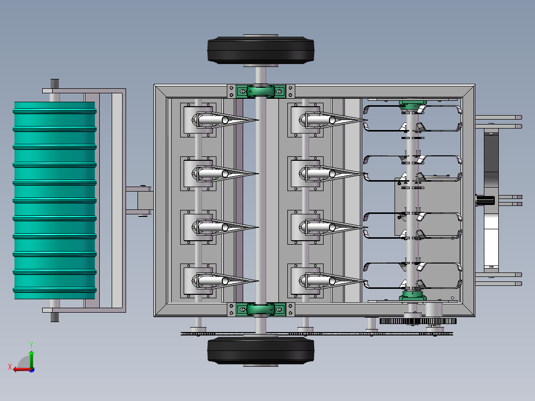 种子播种机1626580后视图