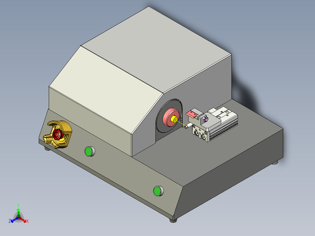 电容切交口设备正等轴测图