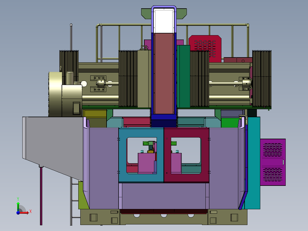 JMF3022龙门铣床前视图
