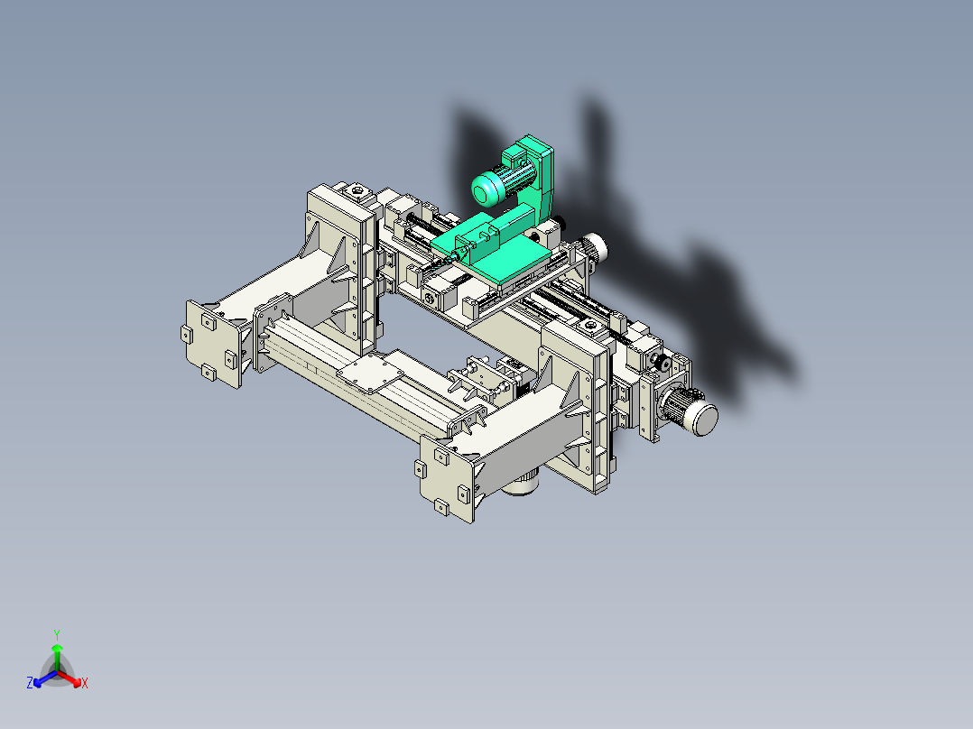 三轴移动钻孔设备