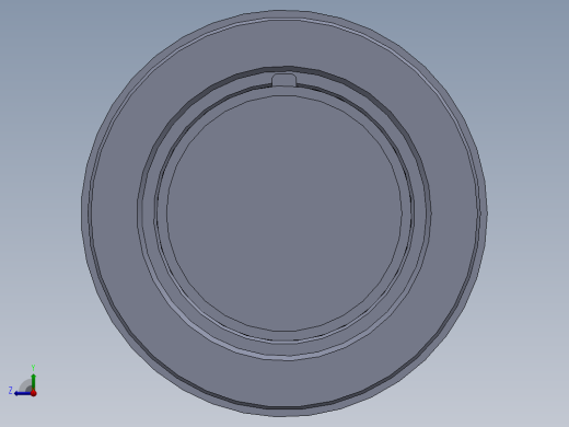 液压缸杆紧凑型活塞右视缩略图