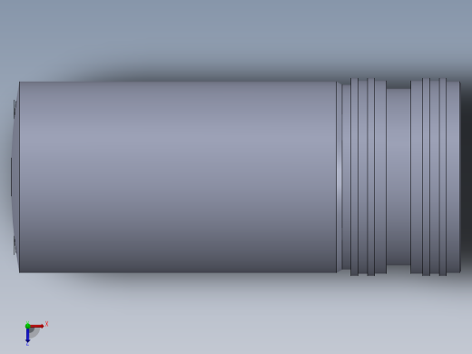 液压缸杆紧凑型活塞俯视缩略图