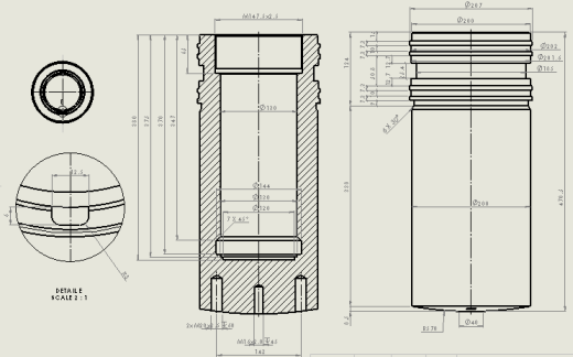 液压缸杆紧凑型活塞缩略图