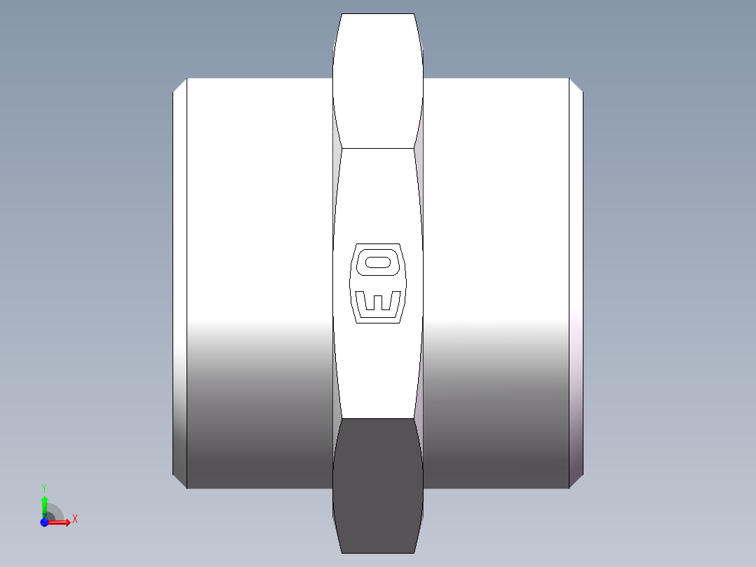 直通接头-G、1C-36前视图