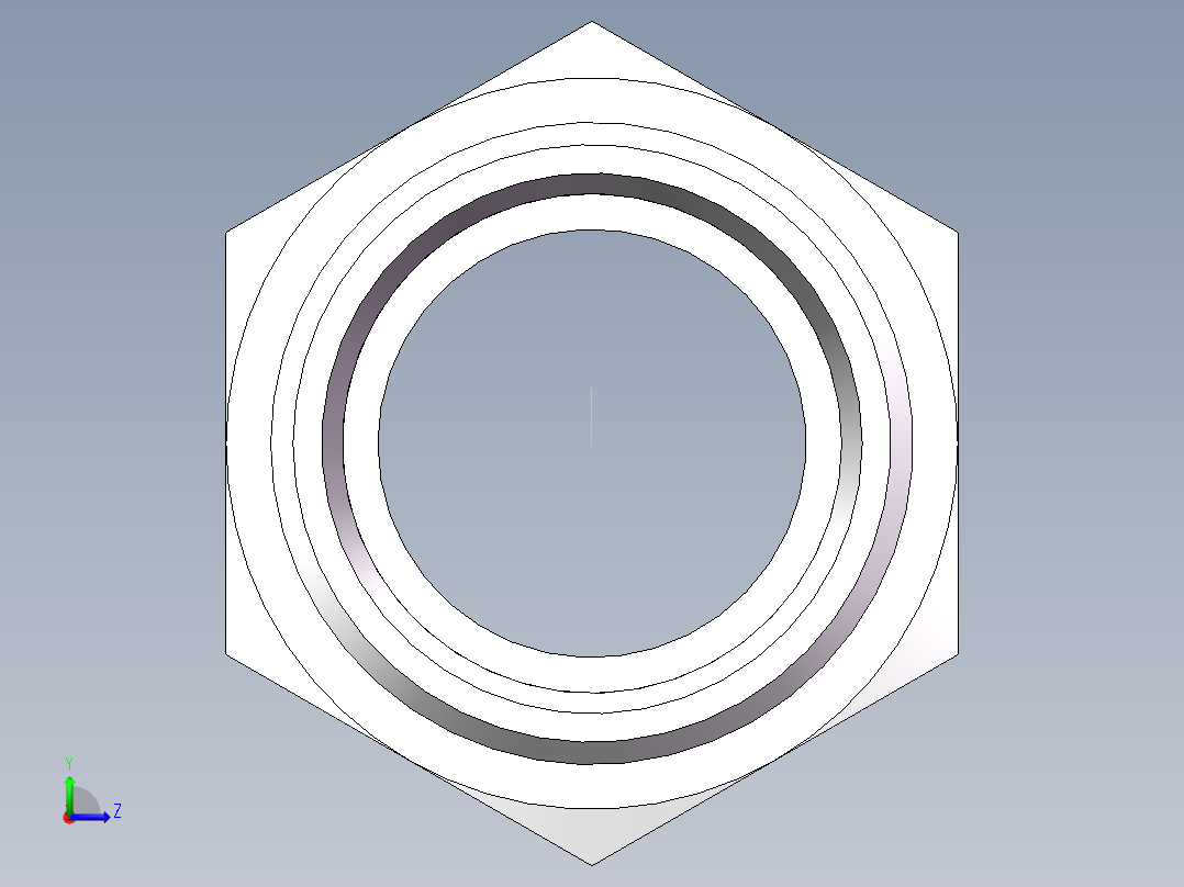 直通接头-G、1C-36左视图