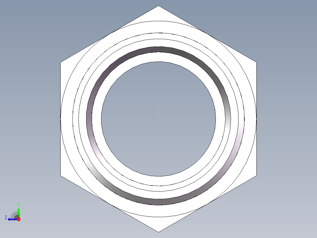 直通接头-G、1C-36右视图