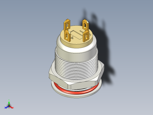 按钮 12mm ROCPU TE