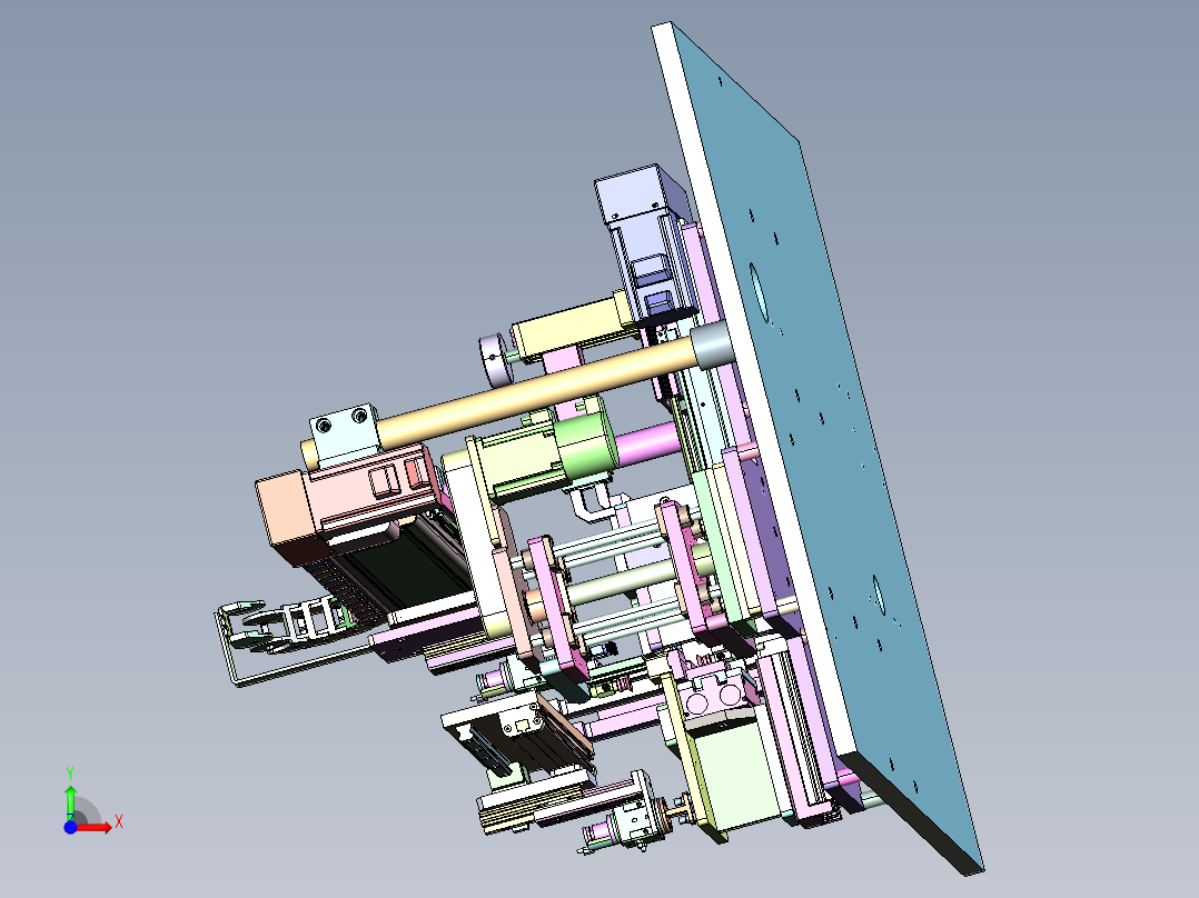 JD-4940 消费电子外壳自动锁螺丝机前视图