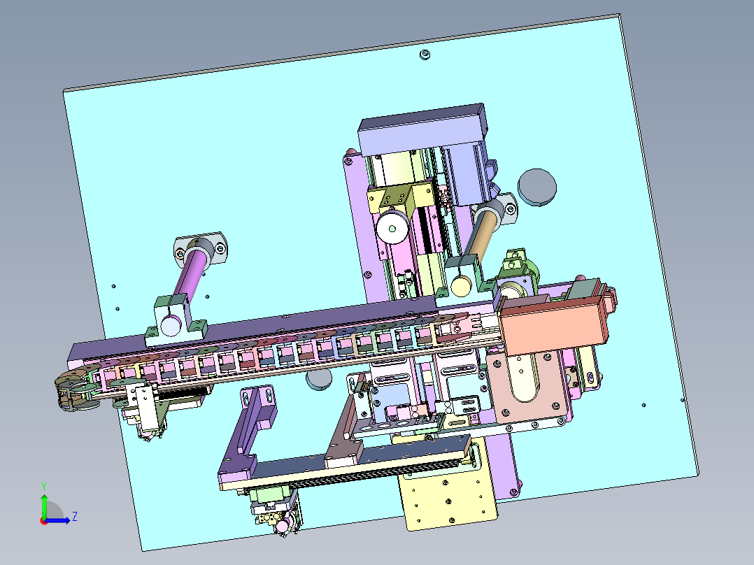 JD-4940 消费电子外壳自动锁螺丝机左视图