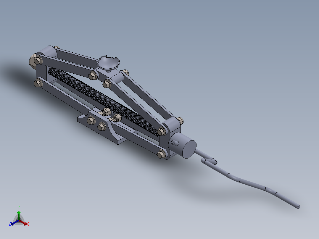 千斤顶(58)正等轴测图