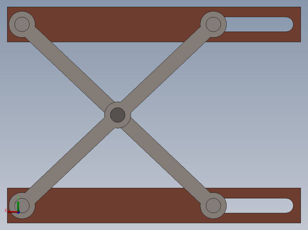剪刀式升降机后视图