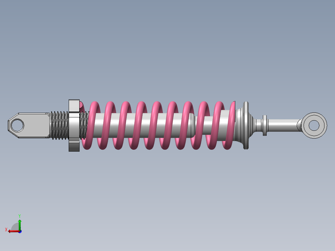 减震器 –后视图