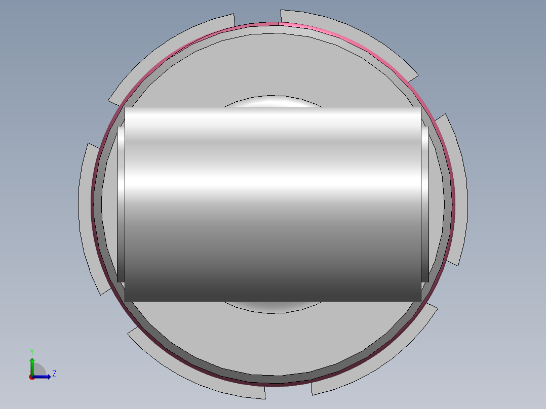 减震器 –左视图