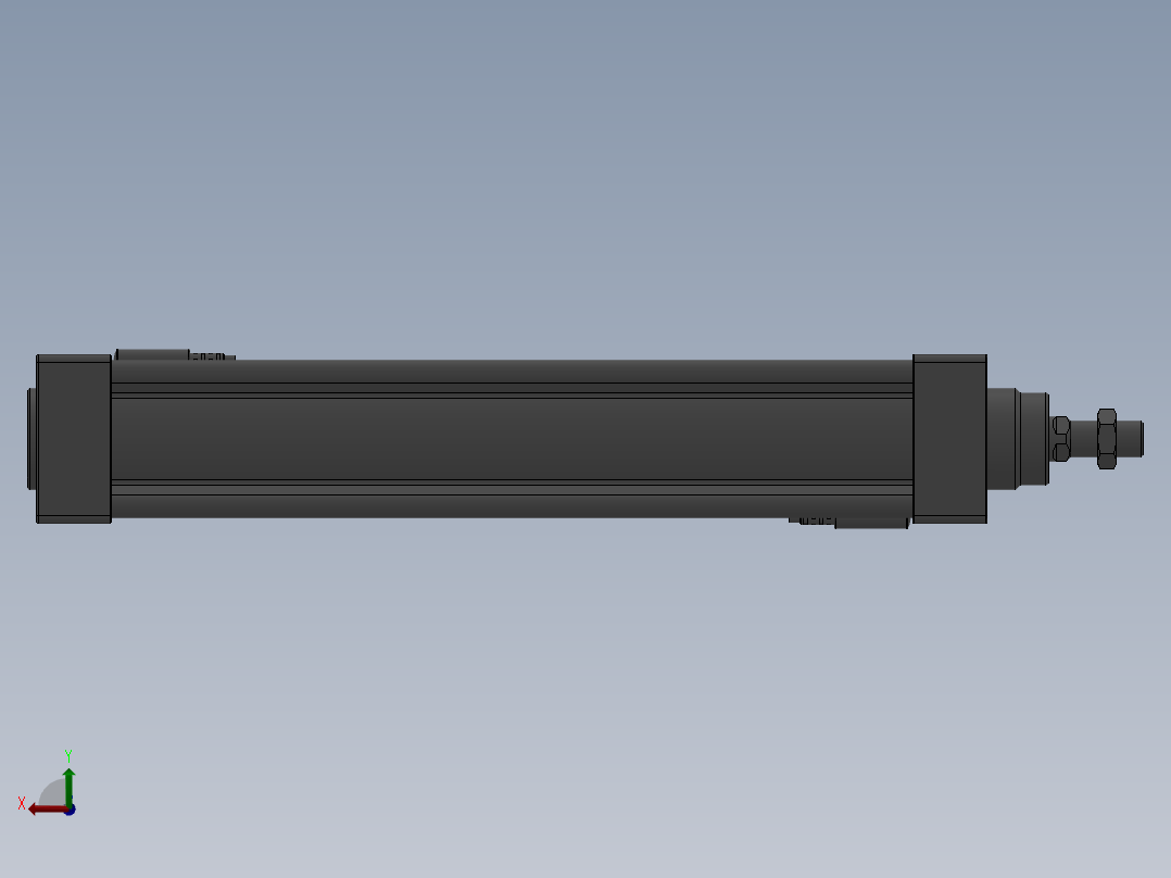 SI63x300-S-B2N-2气缸后视图