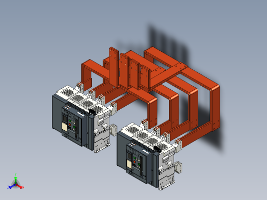 并联 2 个 3200 A 开关