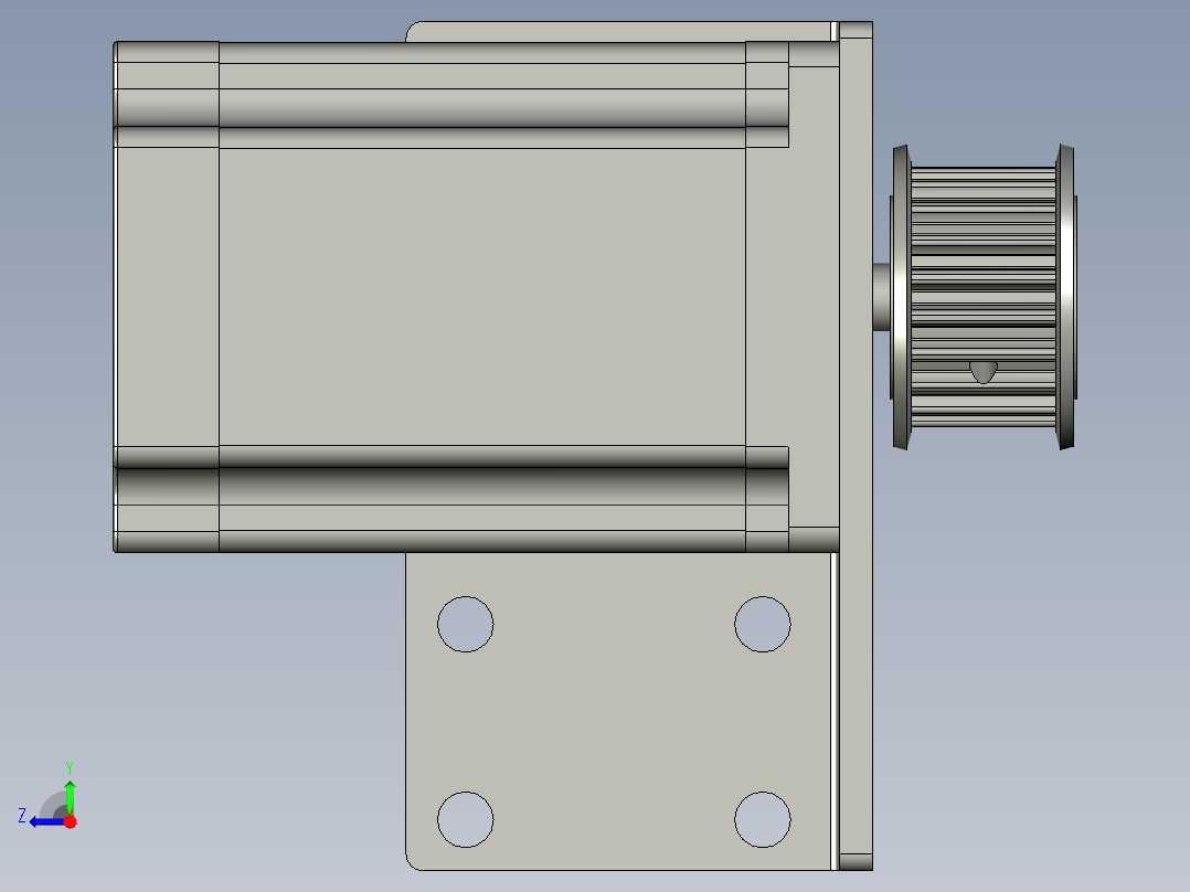 TRD899PLUS-II-2612-00干燥剂主动轮组件右视图