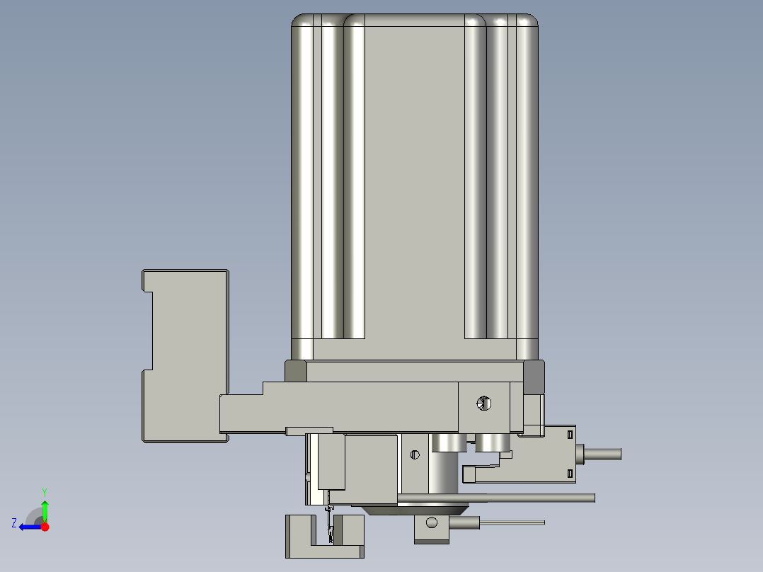 棘轮送料右视图