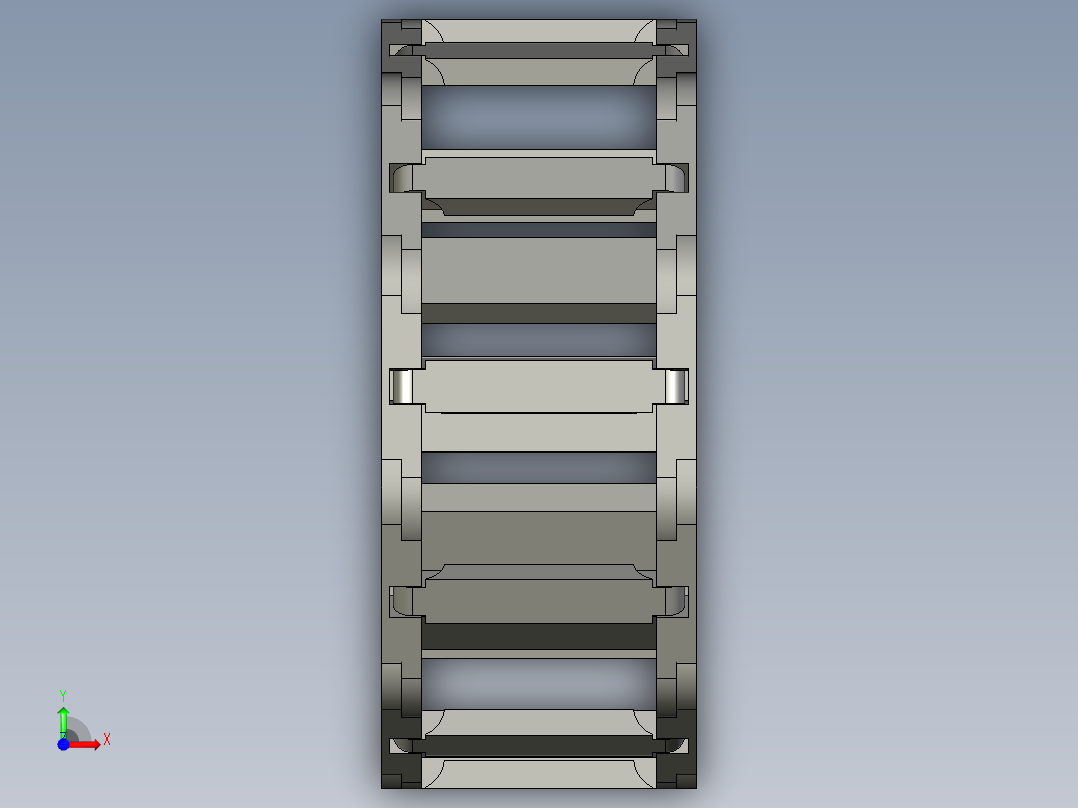 怡合达VAW21-408-R75-N15-A-VDW21前视图