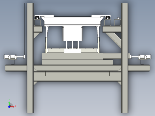 插板机专机焊接设备设计前视缩略图