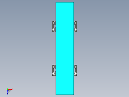 插板机专机焊接设备设计俯视缩略图