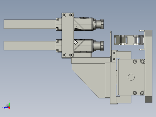 产品扫码机构右视缩略图