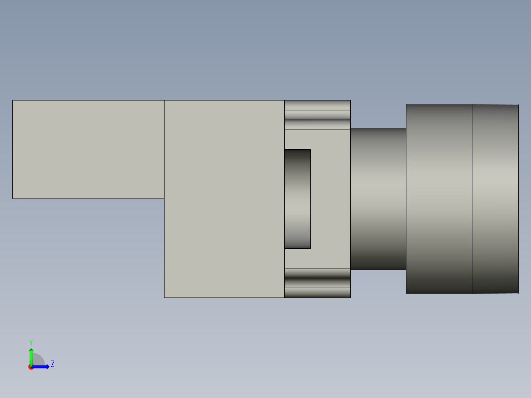 NP2-BW346124V红色-常开-A左视图