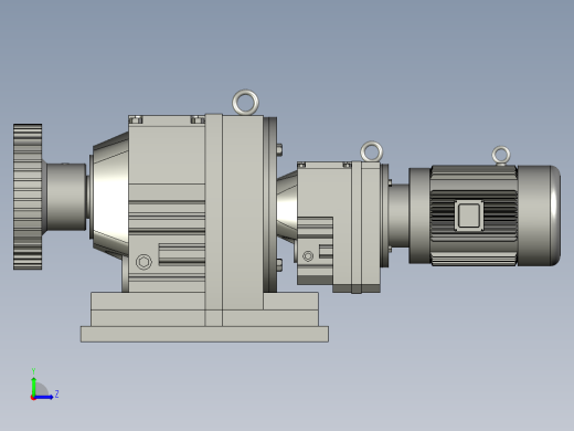 CQ电机+减速机组件转头-AA200T左视缩略图