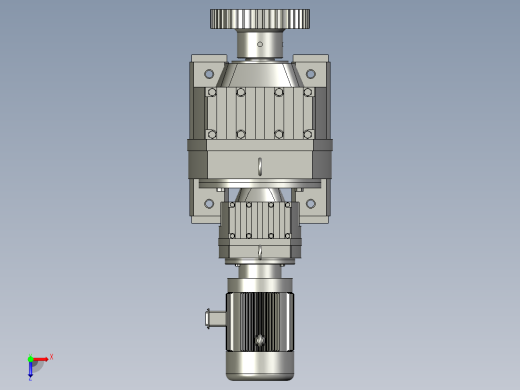 CQ电机+减速机组件转头-AA200T俯视缩略图