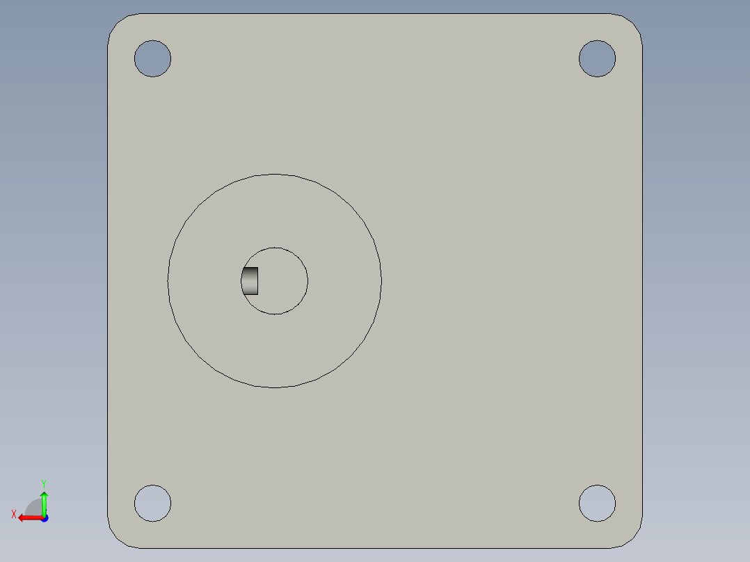 马达4IK25RGN-C-4GN-50K+调速机(M425-4024GN-80L)带刹车后视图