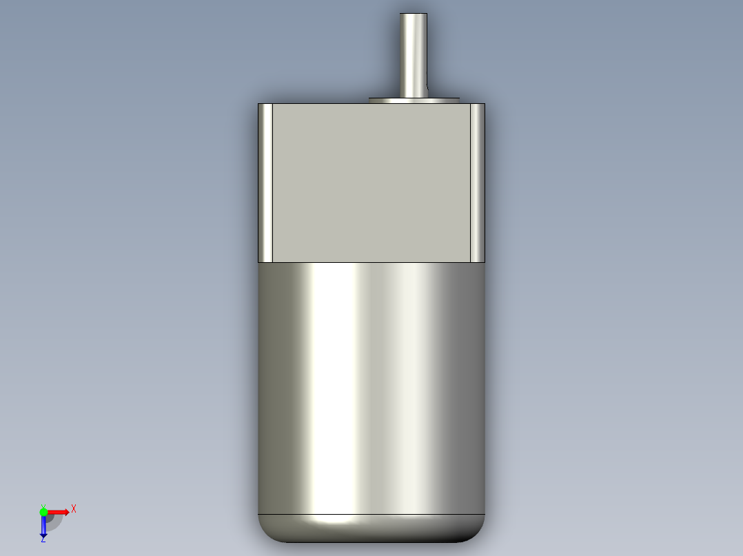 马达4IK25RGN-C-4GN-50K+调速机(M425-4024GN-80L)带刹车俯视图