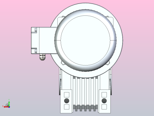 NMRV蜗轮减速机[NMRV90-Y0.55-25-V6]后视缩略图