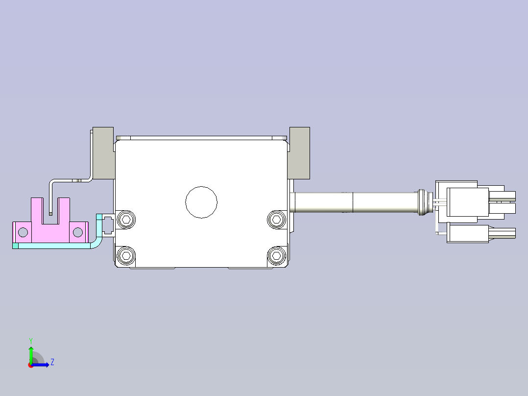 kk60-150A1-F0带MSMD012G1B电机左视图