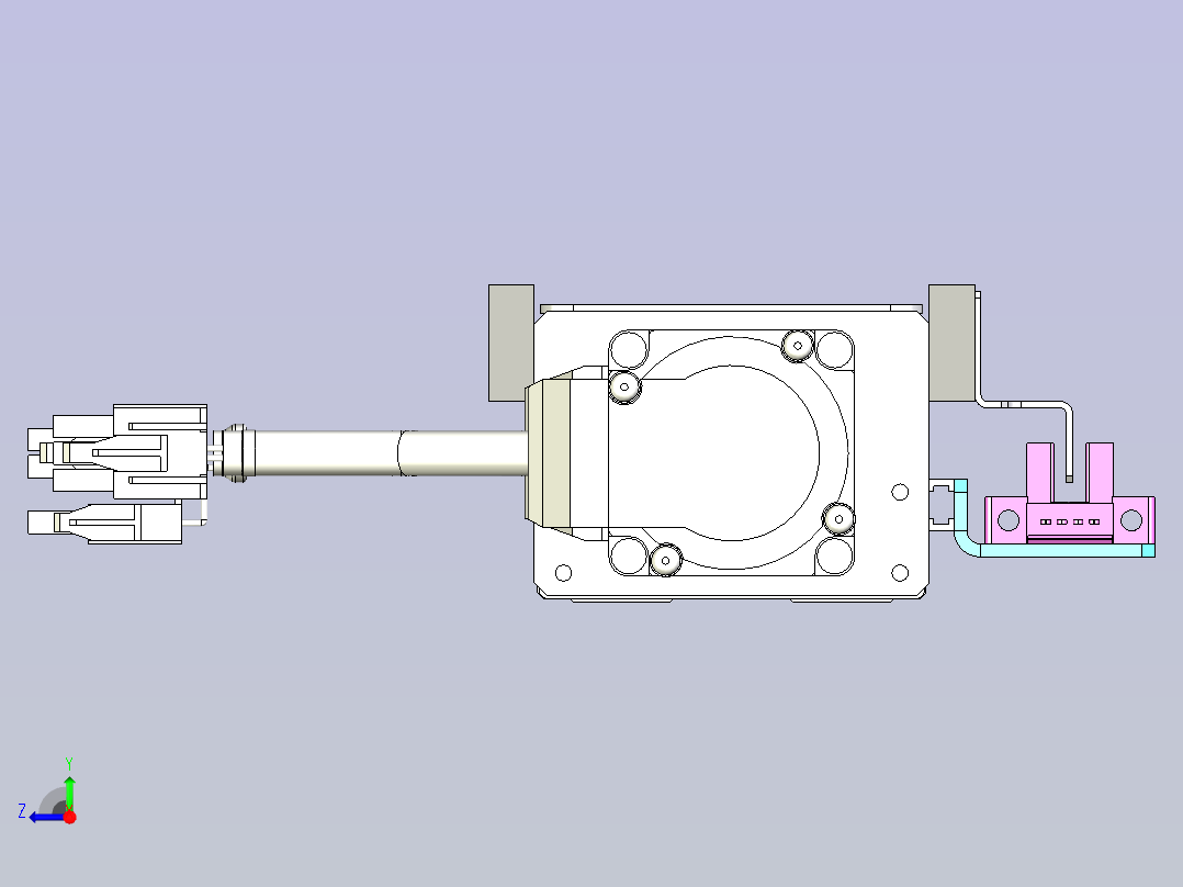 kk60-150A1-F0带MSMD012G1B电机右视图