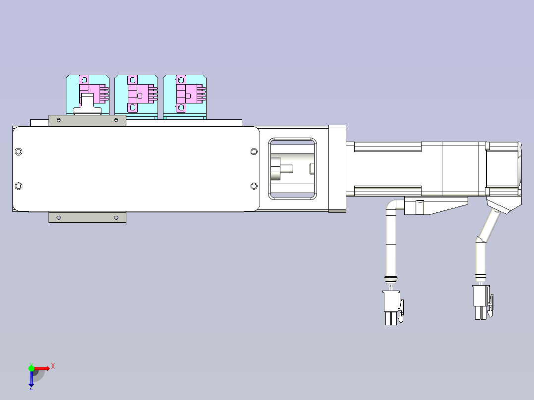 kk60-150A1-F0带MSMD012G1B电机俯视图