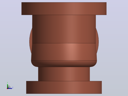 SolidWorks2014中的阀门左视缩略图