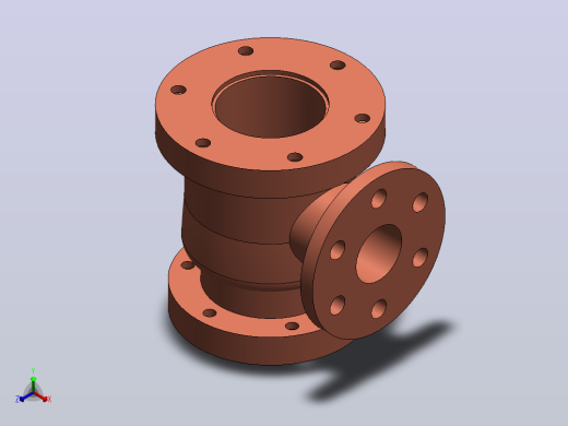 SolidWorks2014中的阀门正等轴测缩略图